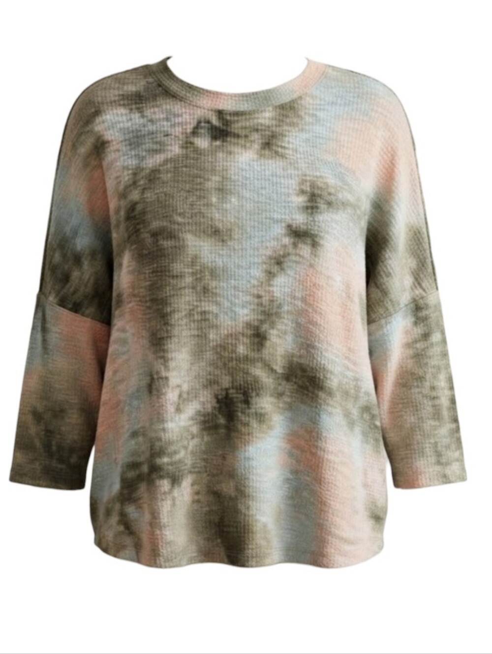 Cherish 3/4 dolman sleeves oversized lightweight sweater